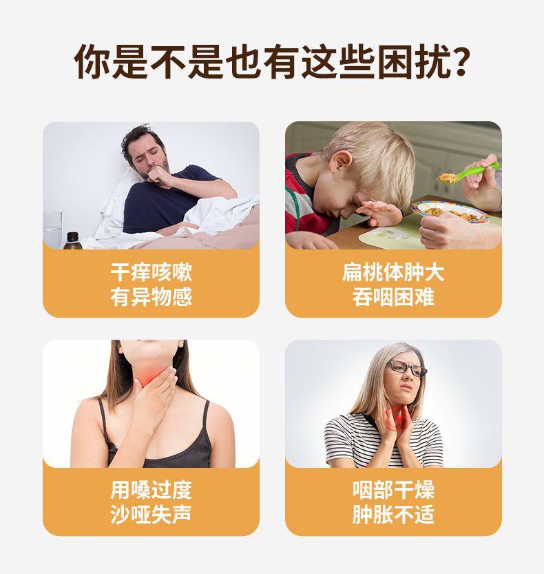 你是不是也有这些困扰? 干痒咳嗽 扁桃体肿大 有异物感 吞咽困难 10 用嗓过度 咽部干燥 沙哑失声 肿胀不适 